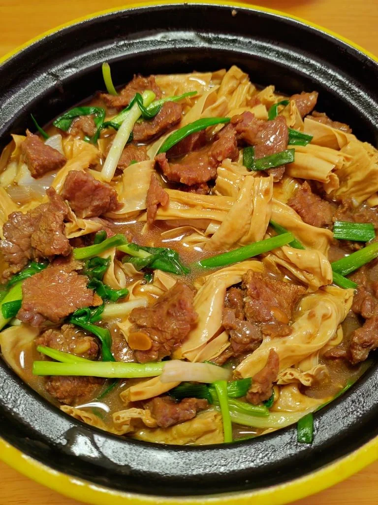 Braised Beef with Dried Tofu Sticks