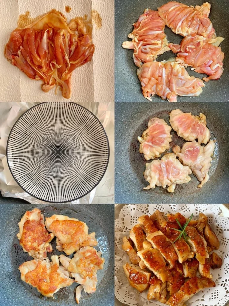 Crispy Skin Pan-Fried Chicken Thighs