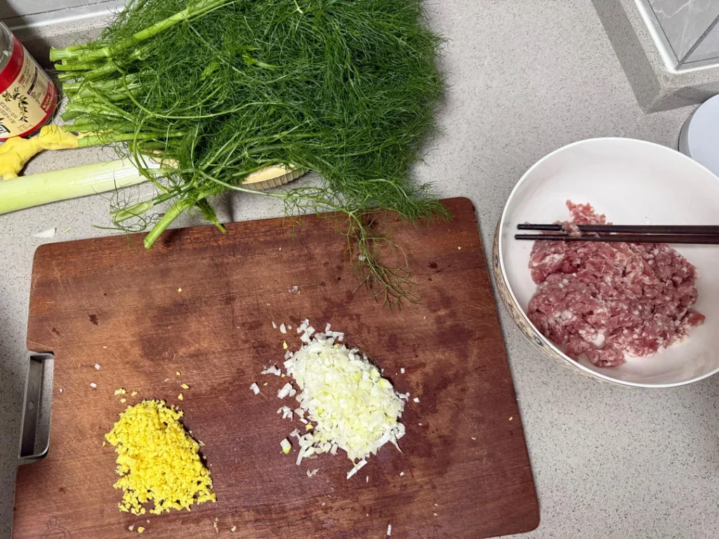 Fennel and Pork Dumplings