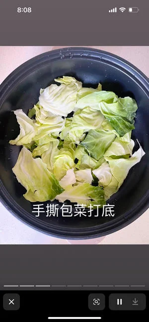 Water-Oil Braised Beef with Cabbage