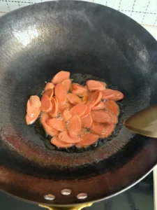 Stir-fried Bean Sprouts with Ham (Rice-Stealing Side Dish)