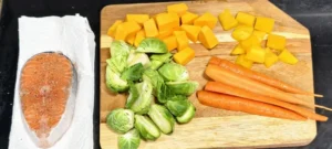 Low-Fat Salmon & Vegetable Medley