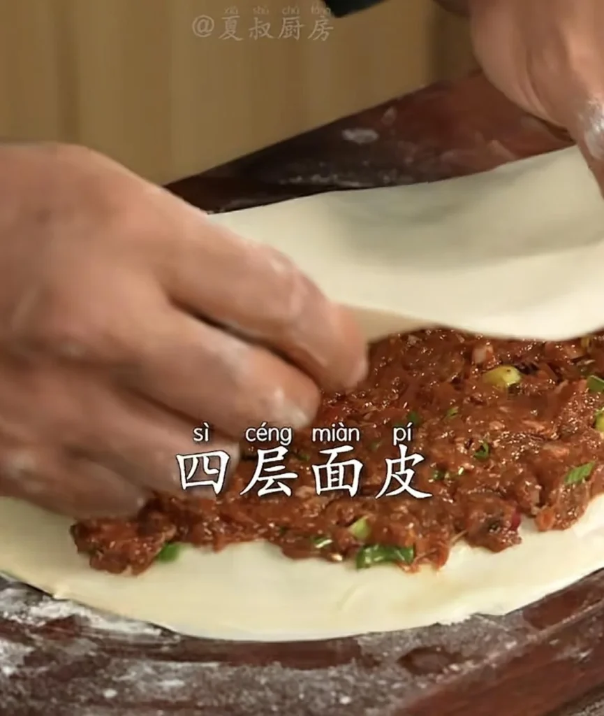 Beef Stuffed Flatbread