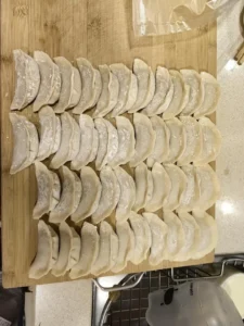 Beef and Carrot Pan-Fried Dumplings