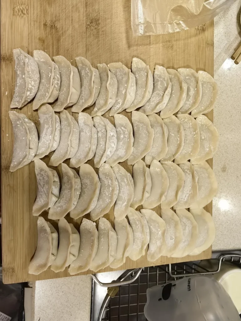 Beef and Carrot Pan-Fried Dumplings