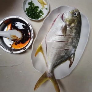 Braised Golden Pomfret