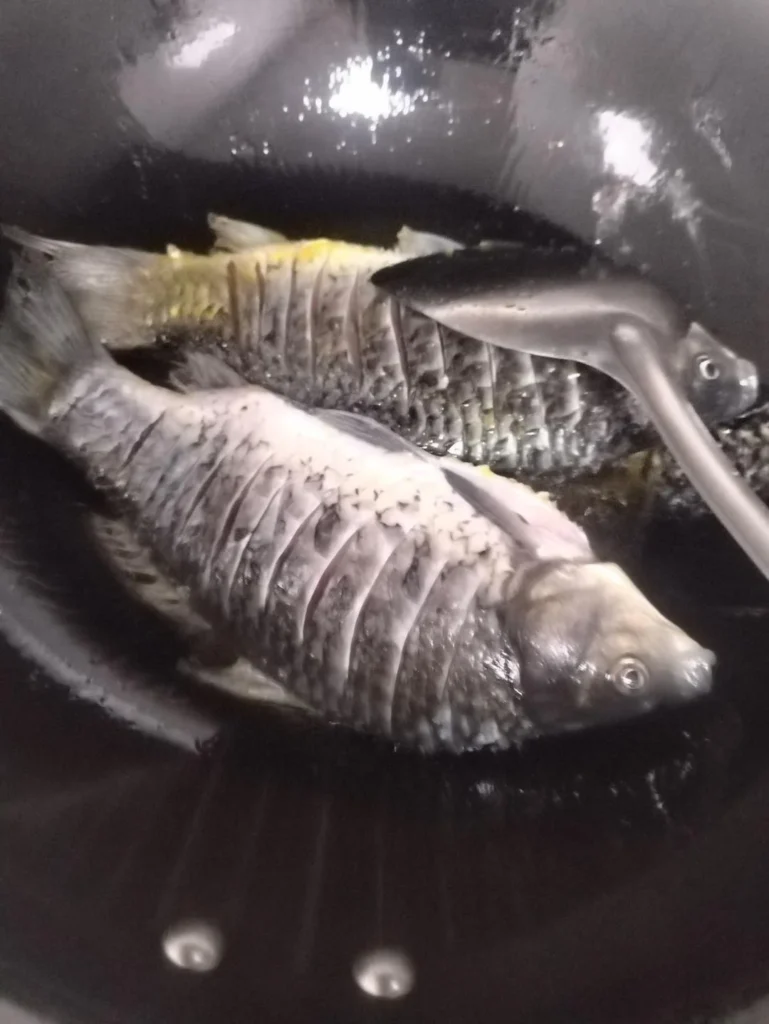 Home-Style Pickled Pepper & Scallion Crucian Carp