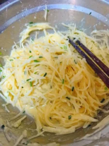 Quick Breakfast Potato and Egg Pancake