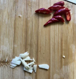 Quick-Fried Baby Bok Choy with Garlic and Chili