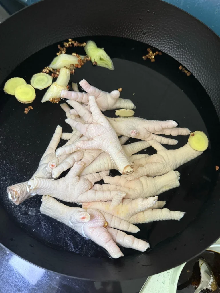 Chicken Feet and Crab Clay Pot Stew