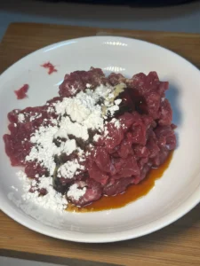 Curry Cheese Beef Wraps