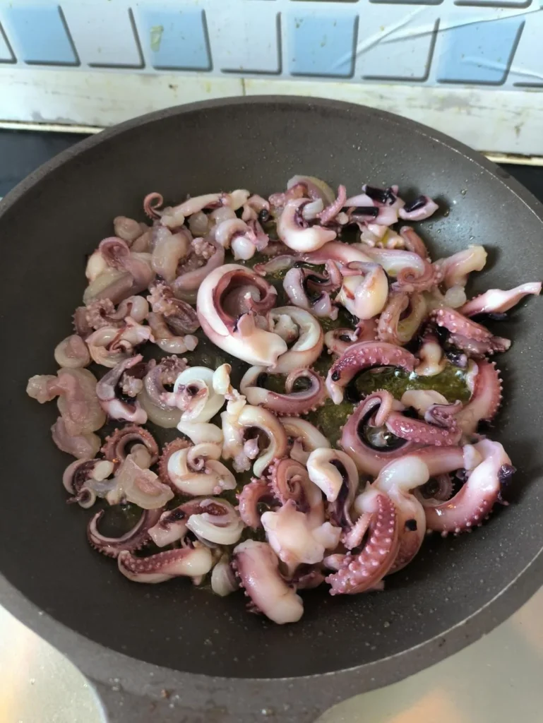 Spicy Sizzling Squid Tentacles