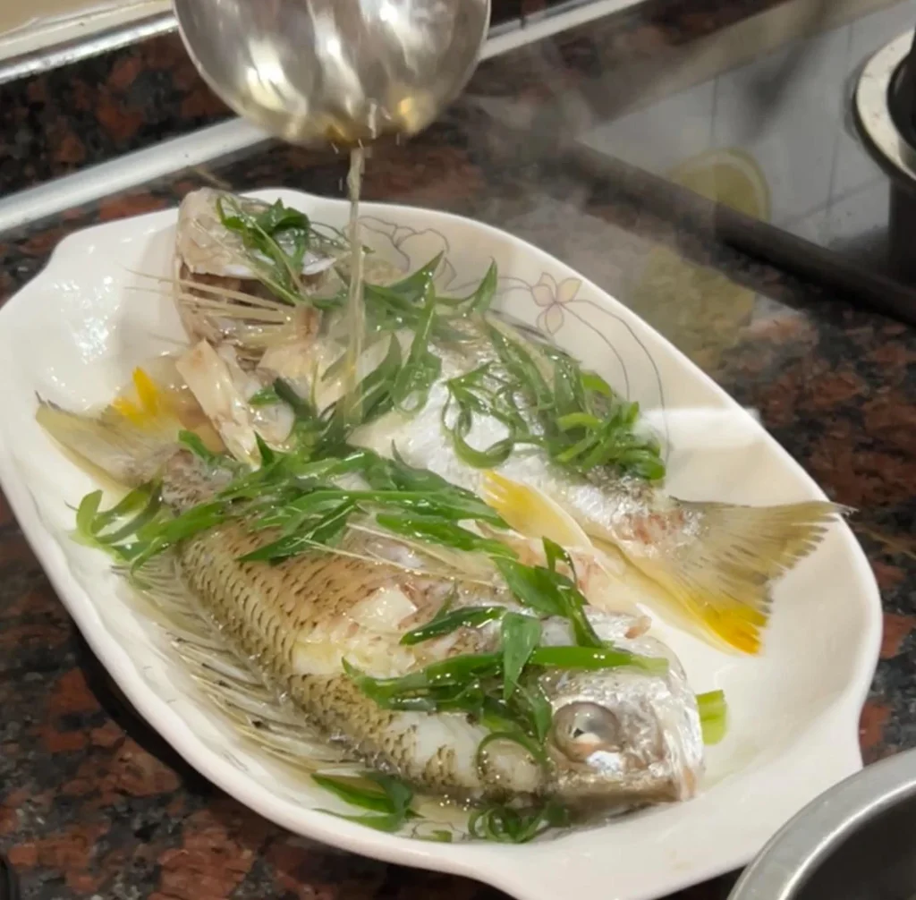 Steamed Yellowfin Sea Bream