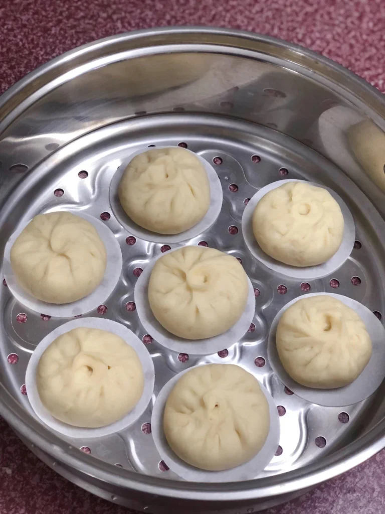Pickled Mustard Greens and Pork Steamed Buns