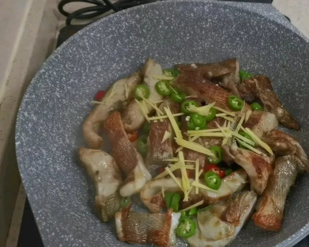 Pan-Fried Sea Bass Chunks