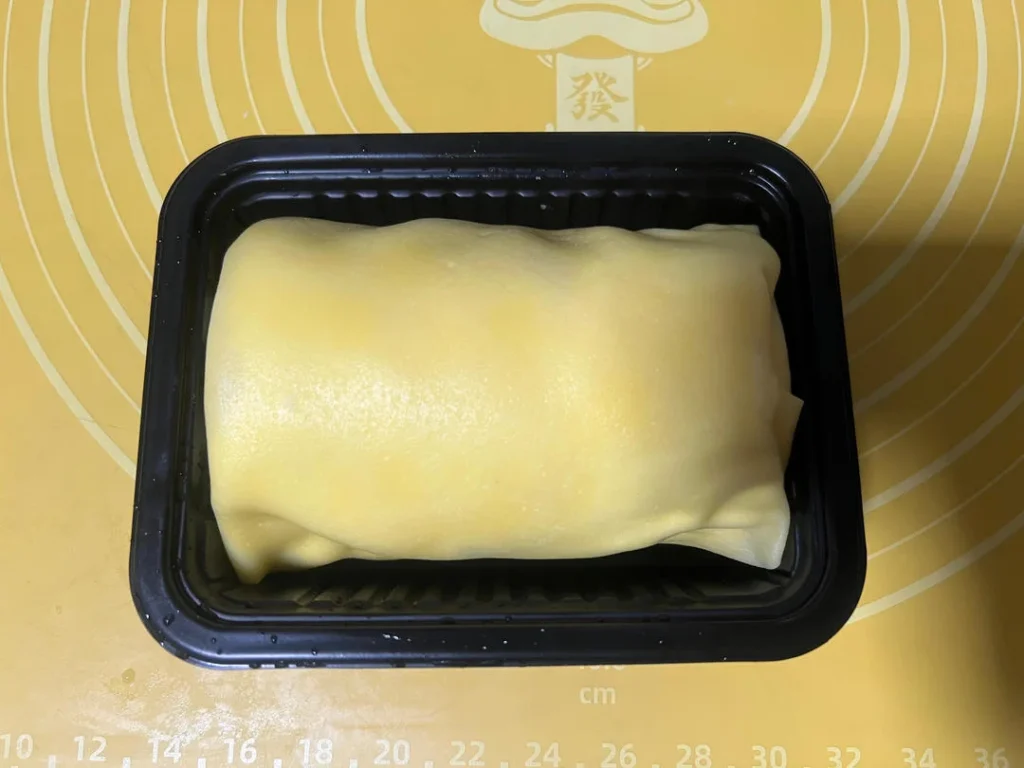 Durian or Mango Towel Roll Cake with Perfect Crepe Skin