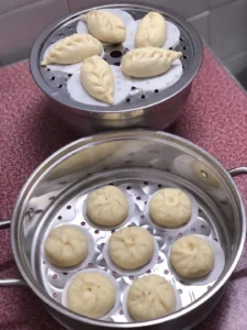 Pickled Mustard Greens and Pork Steamed Buns