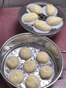 Pickled Mustard Greens and Pork Steamed Buns