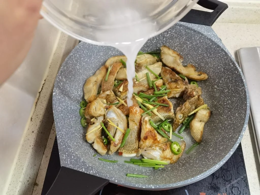 Pan-Fried Sea Bass Chunks