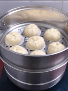 Pickled Mustard Greens and Pork Steamed Buns