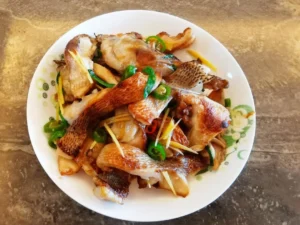 Pan-Fried Sea Bass Chunks