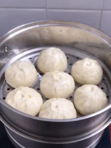 Pickled Mustard Greens and Pork Steamed Buns