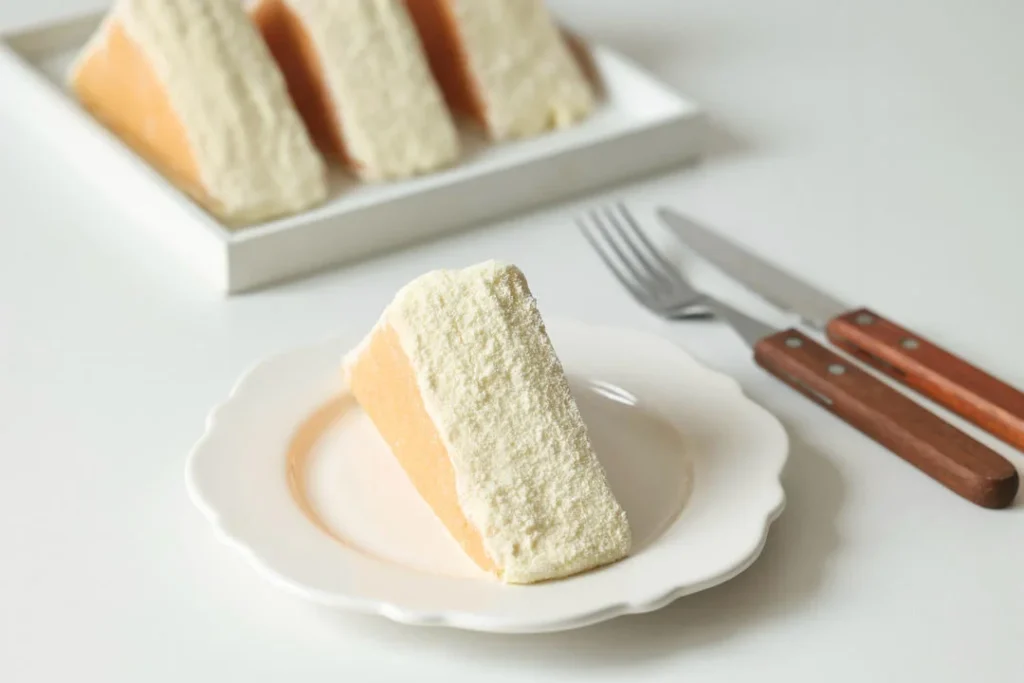 Creamy Cheese Milk Corner Cake