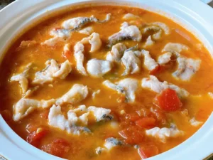 Tomato Fish Soup with Snakehead