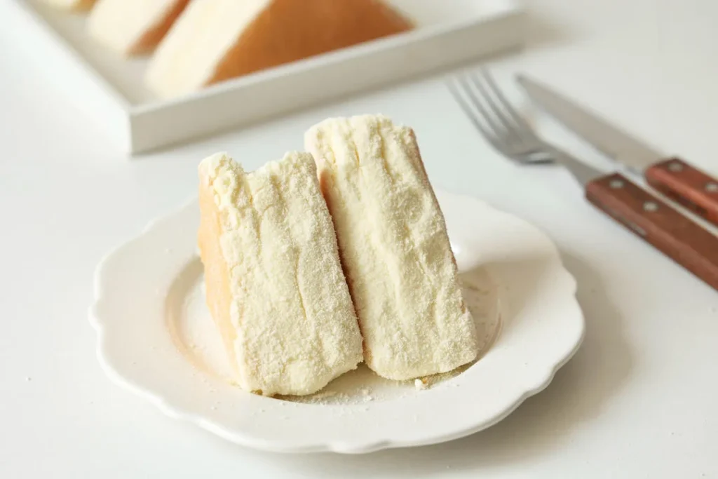 Creamy Cheese Milk Corner Cake