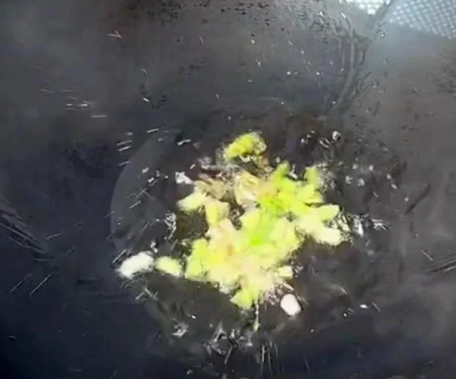 Pickled Mustard Greens, Fava Beans and Spring Bamboo Shoots