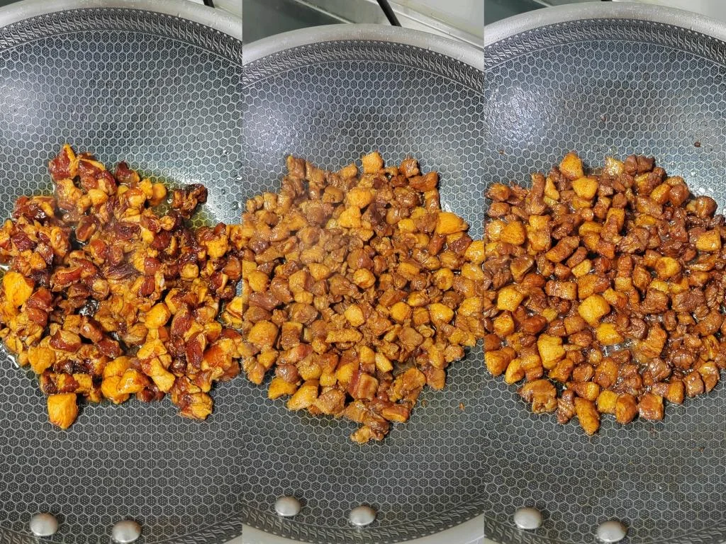 Diced Pork and Potato Stir-Fry