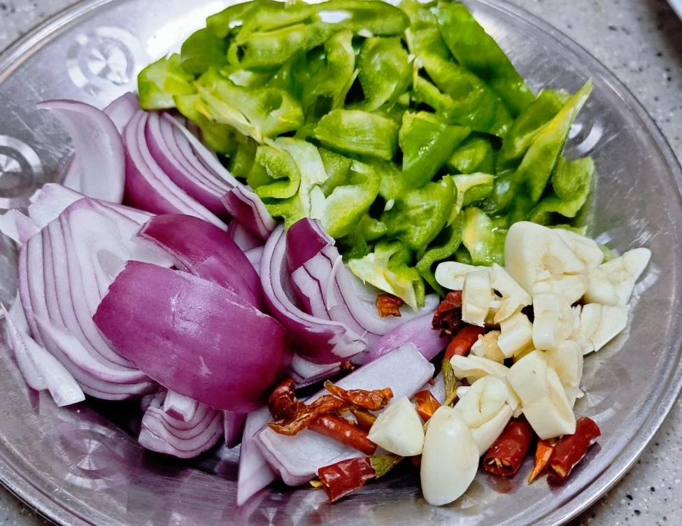 Braised Potato Slices with Pork Belly