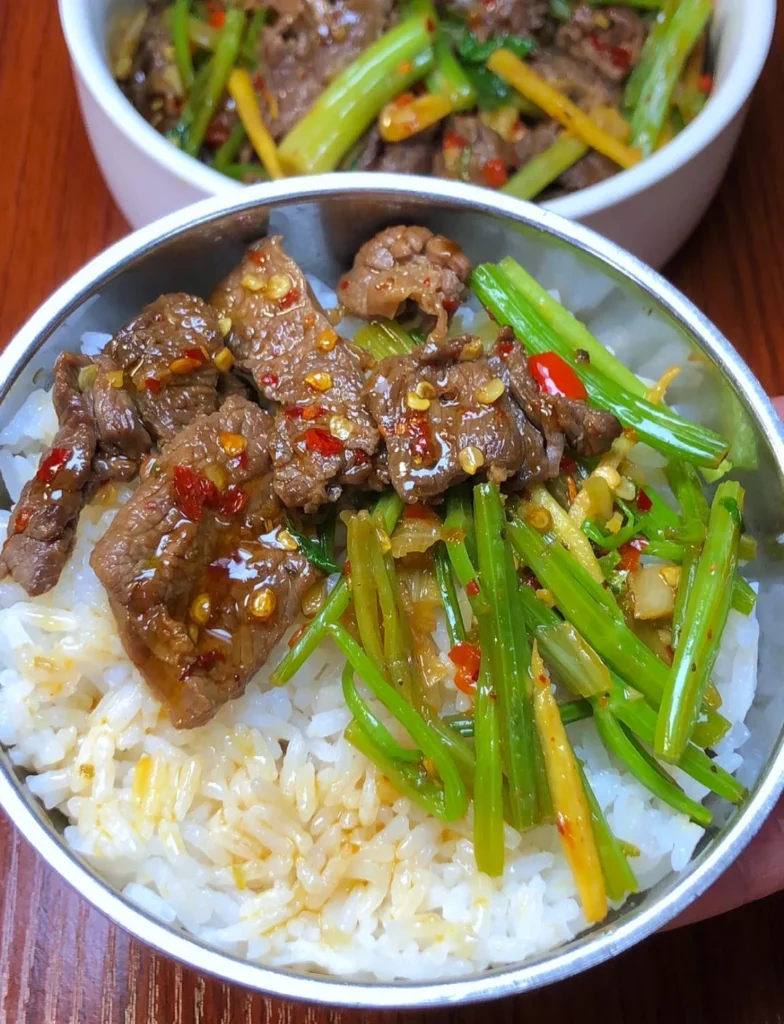 Stir-fried Beef with Celery