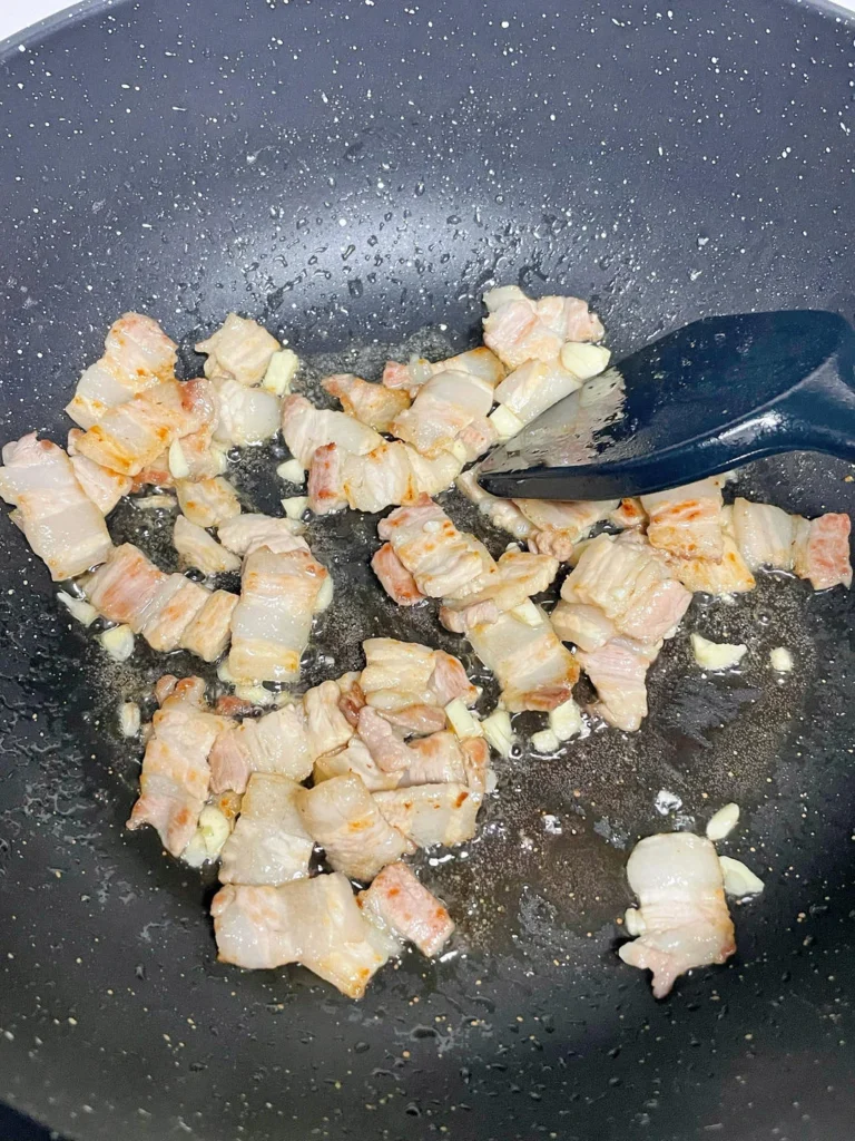 Scallion Stir-fried Pork Belly