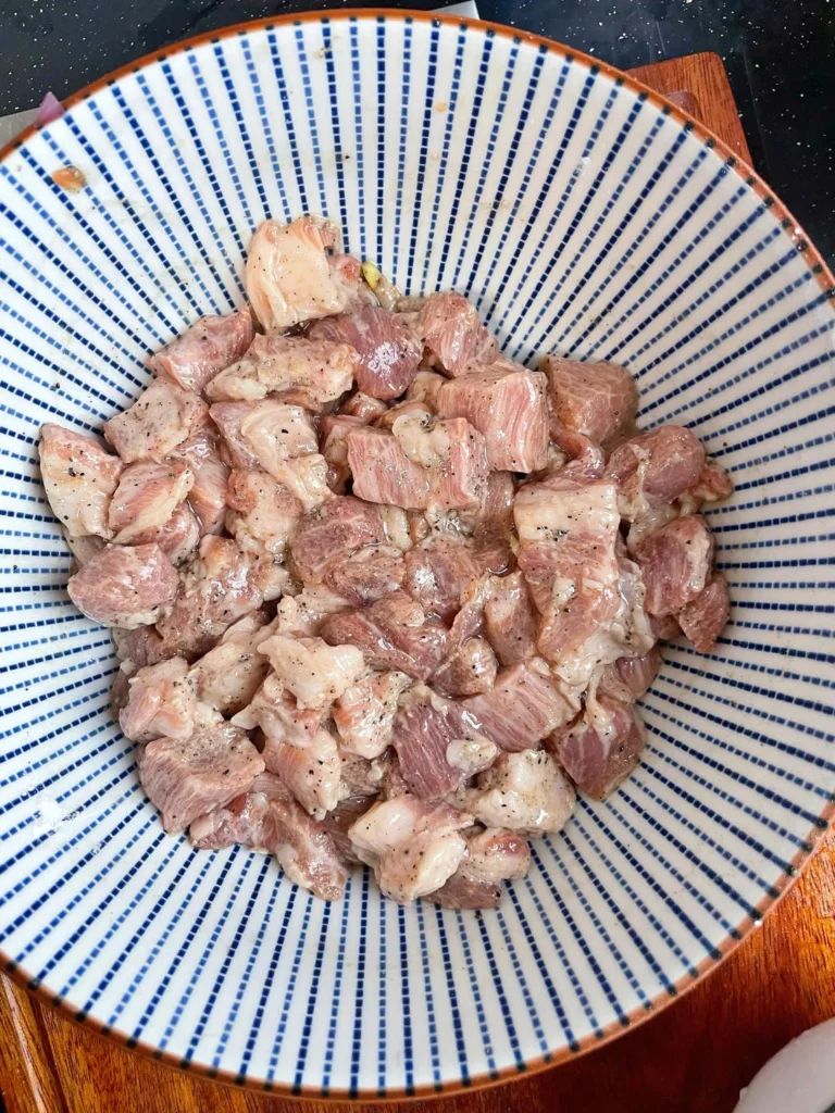Garlic Pork Bites