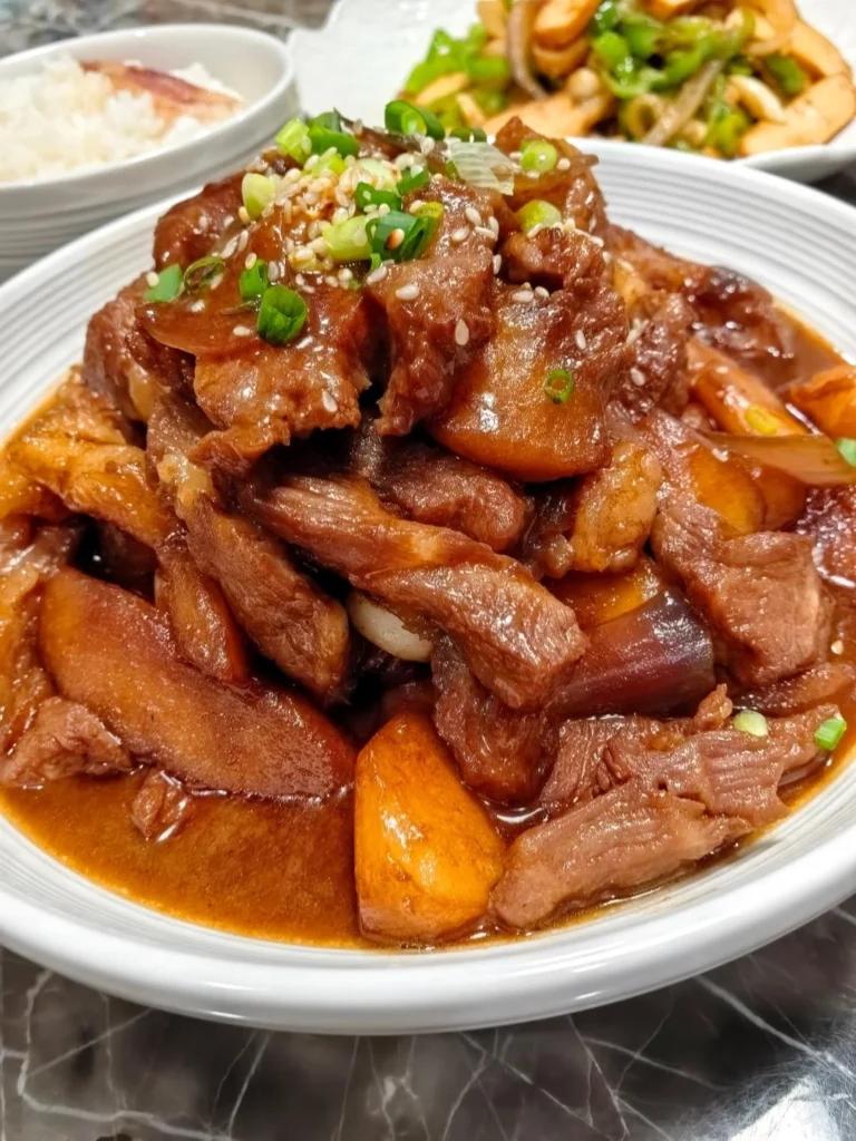 Braised Pork Chops with Apple