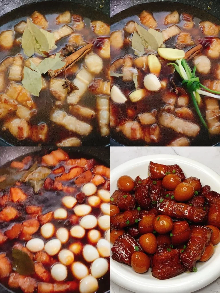 Mind-Blowing Braised Pork Belly with Quail Eggs