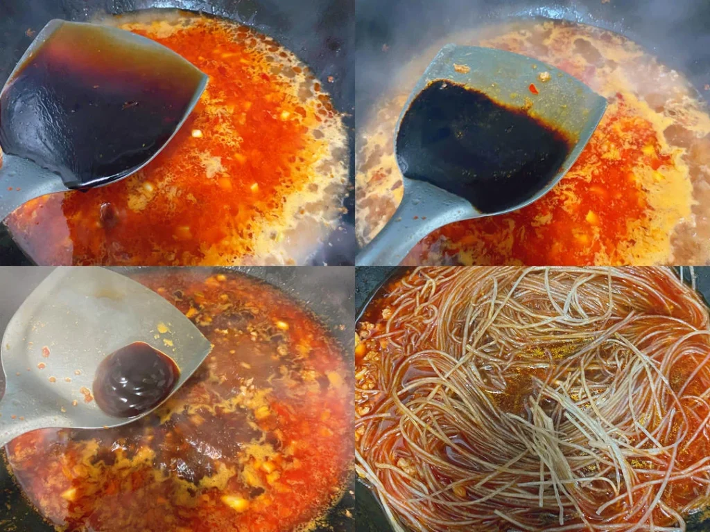 Ants Climbing a Tree (Spicy Minced Pork with Glass Noodles)