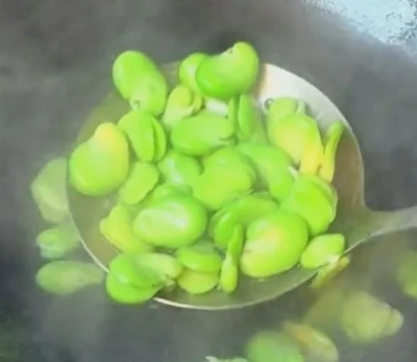 Braised Spring Bamboo Shoots with Fava Beans and Cured Pork