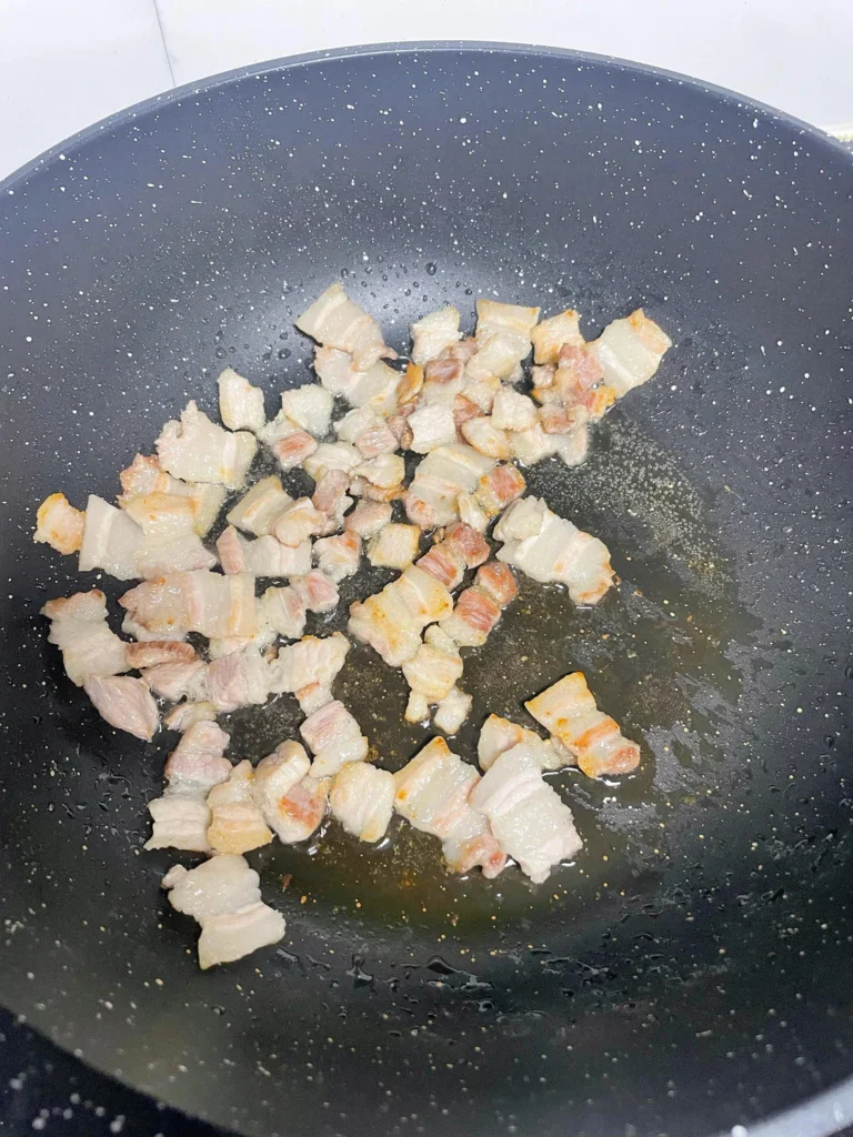Stir-Fried Pork Belly with Spring Bamboo Shoots