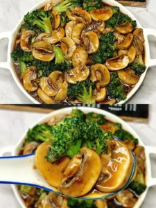 Broccoli and Mushroom Stir-Fry