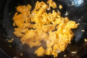 10-Minute Stir-Fried Choy Sum with Chinese Sausage and Egg