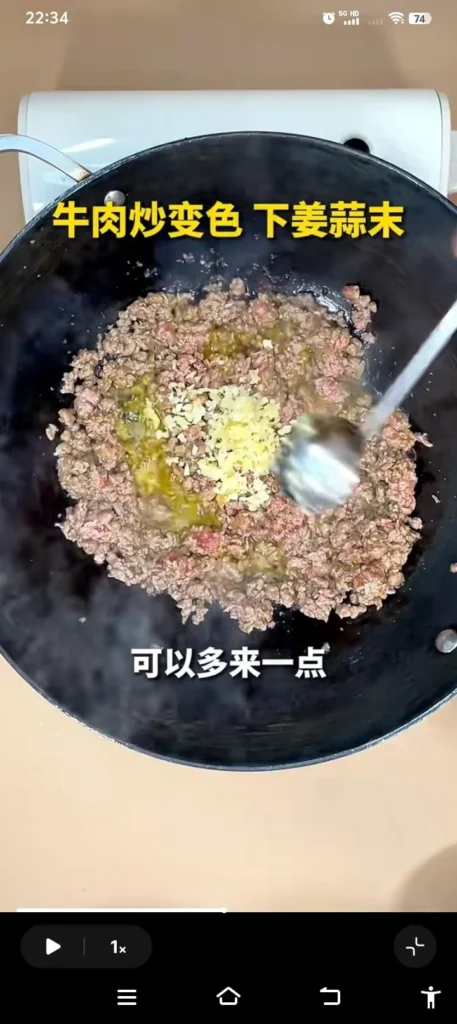 Sichuan Peppercorn Minced Beef