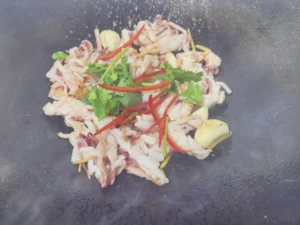 Garlic Squid