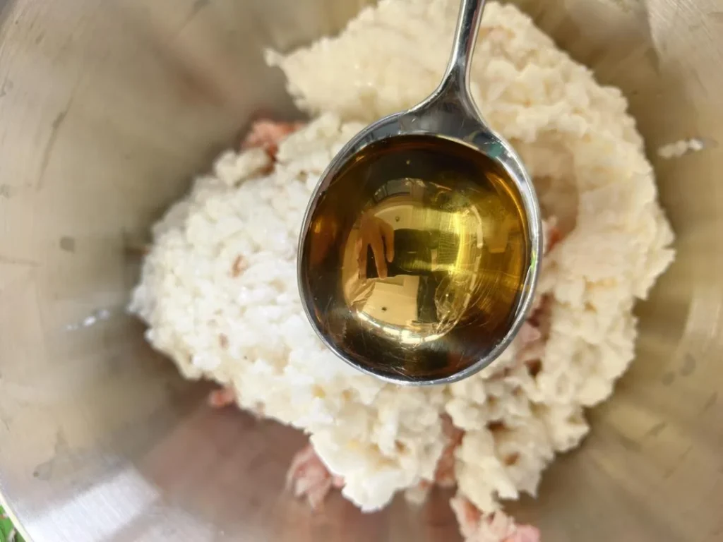 Steamed Yam and Pork Meatballs