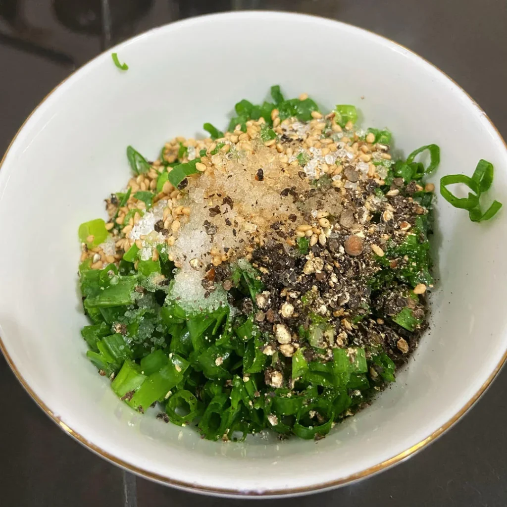 Scallion Salt Pork Collar