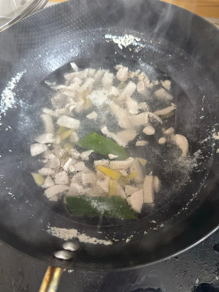 Chicken and Greens Congee