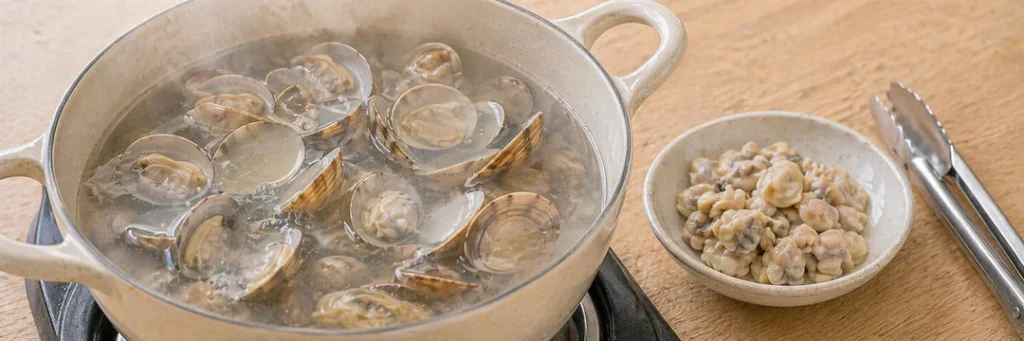 Three-Delicacy Silky Steamed Egg with Clam, Silverfish and Pork