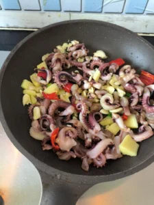 Spicy Sizzling Squid Tentacles