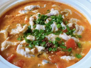 Tomato Fish Soup with Snakehead